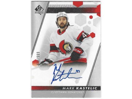 2022-23 SP Authentic Future Watch Auto MARK KASTELIC 651/999
