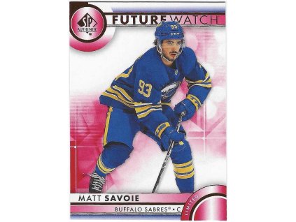 2023-24 SP Authentic Future Watch Limited Red MATT SAVOIE