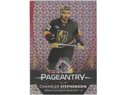 2023-24 SP Authentic Pageantry Red CHANDLER STEPHENSON