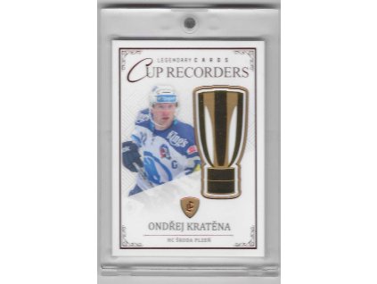 Legendary Cards Cup Recorders ONDŘEJ KRATĚNA Red 06/10