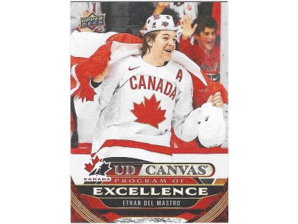 2024-25 Series 2 UD Canvas Program of Excellence ETHAN DEL MASTRO