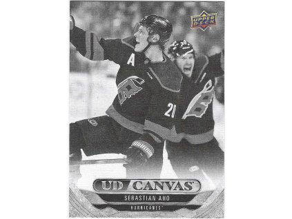 2024-25 Series 2 UD Canvas Black & White SEBASTIAN AHO