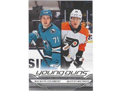 2024-25 Series 2 Young Guns Checklist MACKLIN CELEBRINI / MATVEI MICHKOV