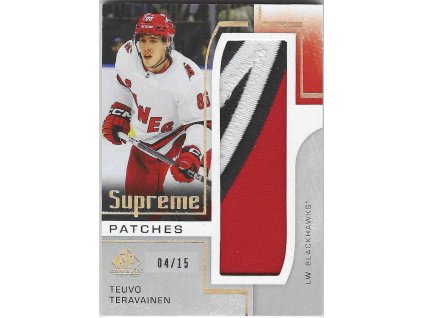2024-25 SP Game Used Supreme Patches TEUVO TERAVAINEN 04/15