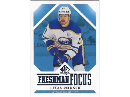 2023-24 SP Authentic Freshman Focus Blue LUKÁŠ ROUSEK