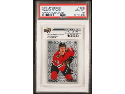 2023-24 Series 2 Rookie Population Count 1000 CONNOR BEDARD PSA 10