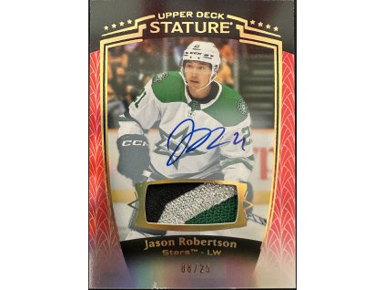 2024-25 Stature Auto Patch Red JASON ROBERTSON 08/25