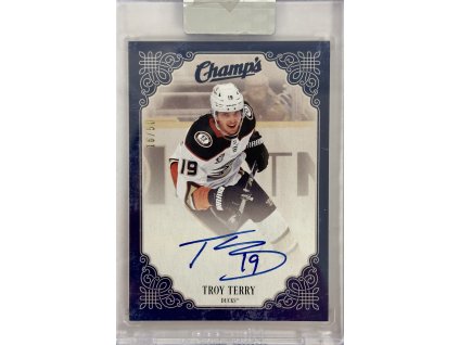 2023-24 Clear Cut Champs Blues TROY TERRY 16/50