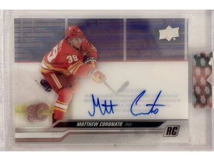 2023-24 Clear Cut Rookie Auto MATTHEW CORONATO