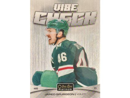 2025-26 OPC Platinum Vibe Check JARED SPURGEON