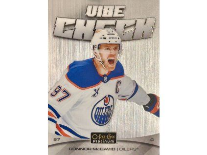 2025-26 OPC Platinum Vibe Check CONNOR McDAVID