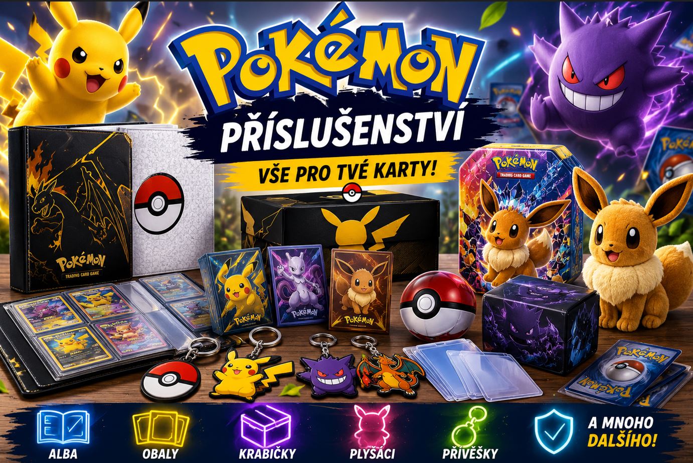 Příslušenství k pokémon kartám