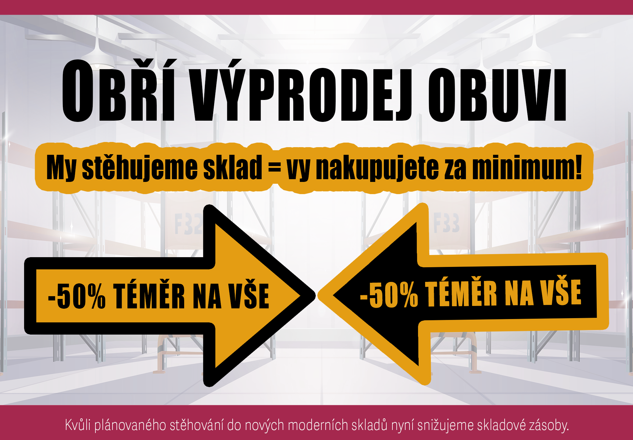 Vyprode obuvi