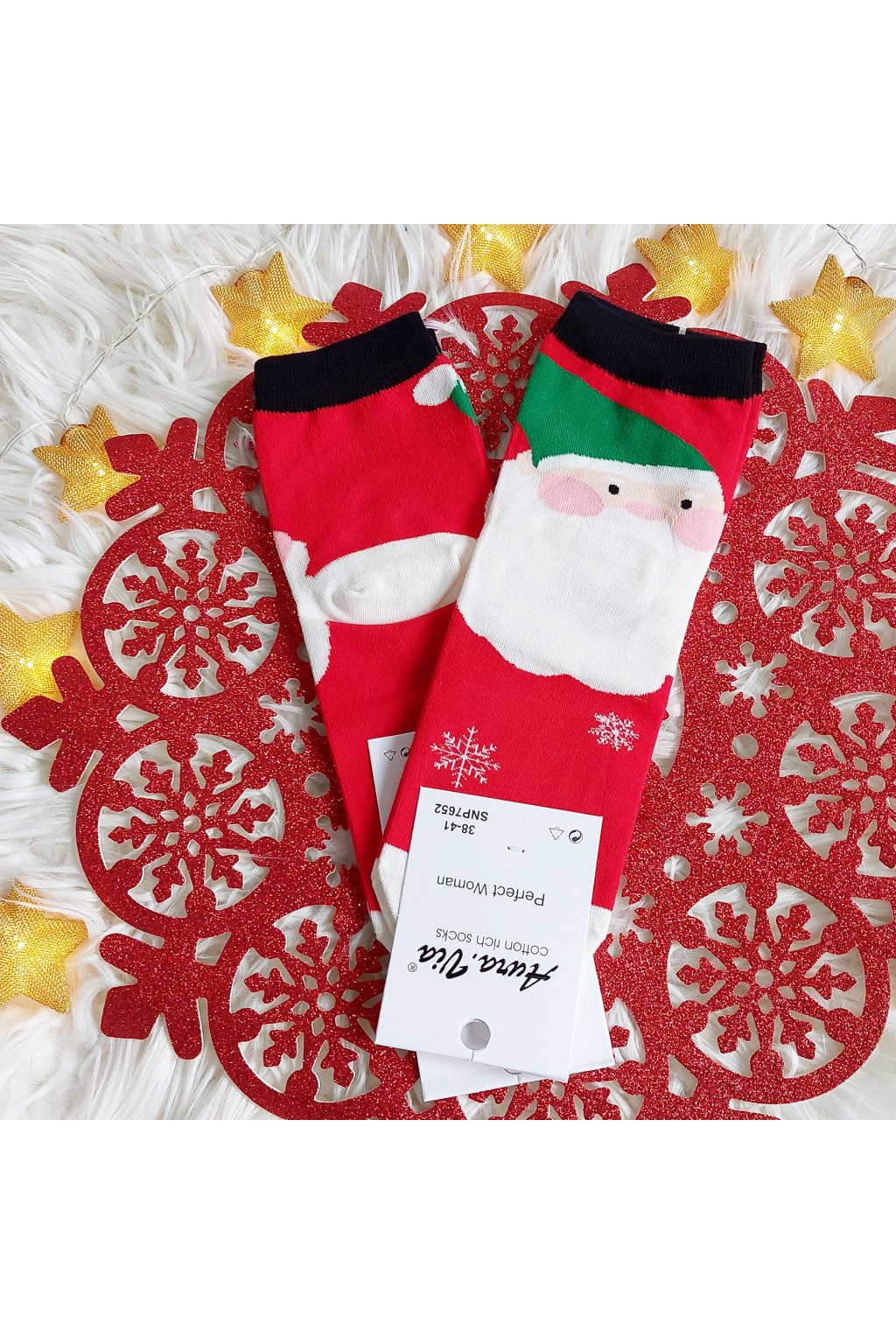 Dámské vánoční ponožky SNP7652RS