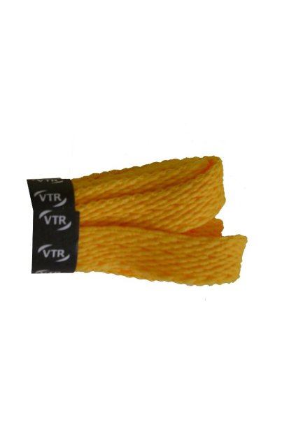 Polyesterové ploché tkaničky - Žluté