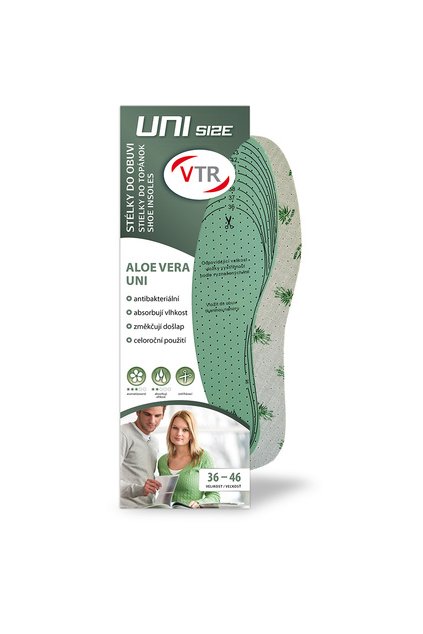 Vložky do bot ALOE VERA UNI - ostřihávací