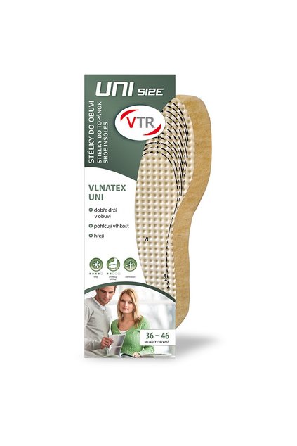 Vložky do bot VLNATEX UNI - ostřihávací