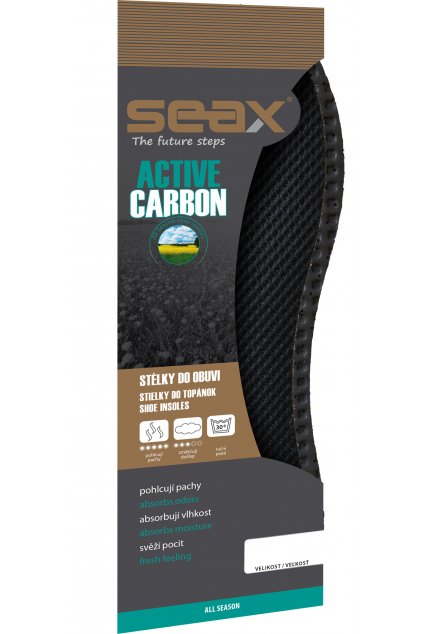 SEAX vložky do bot Active Carbon