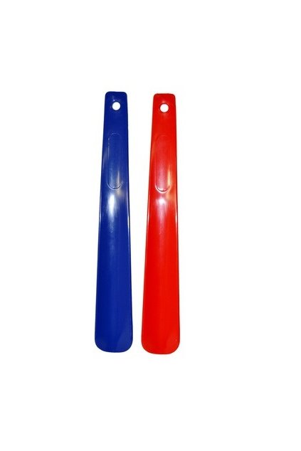Obouvací lžíce plastová 30 cm červená