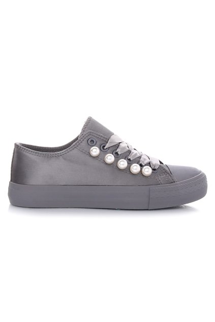 Tenisky s perličkami SJ8068-2G