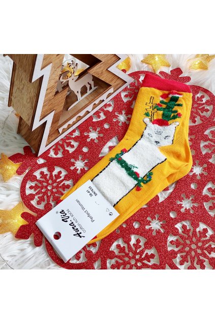 Vánoční ponožky dámské SN7635Y