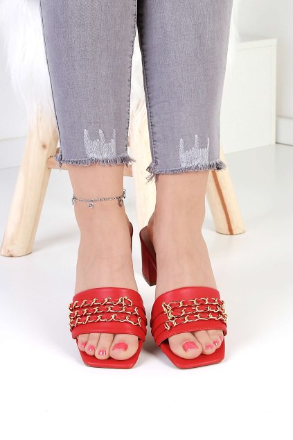 DD28 3R pantofle na podpatku 1