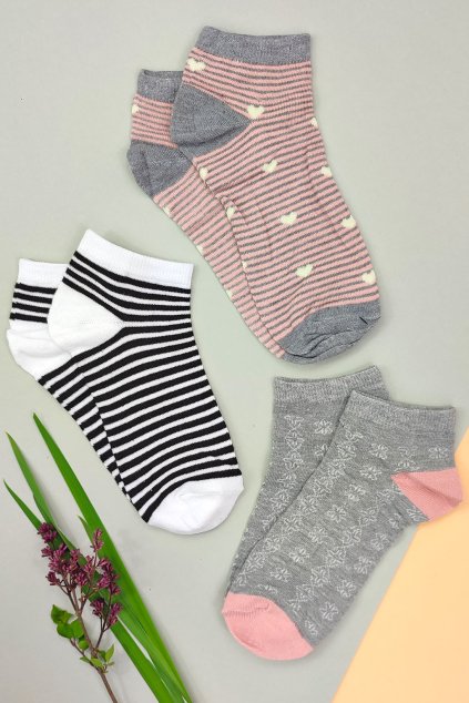 Dámské ponožky GW0043.F | 3 páry (Velikost 39-42)