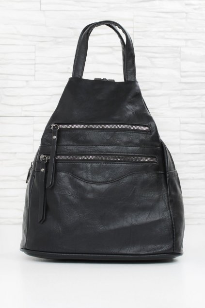 Černý dámský batoh 845B