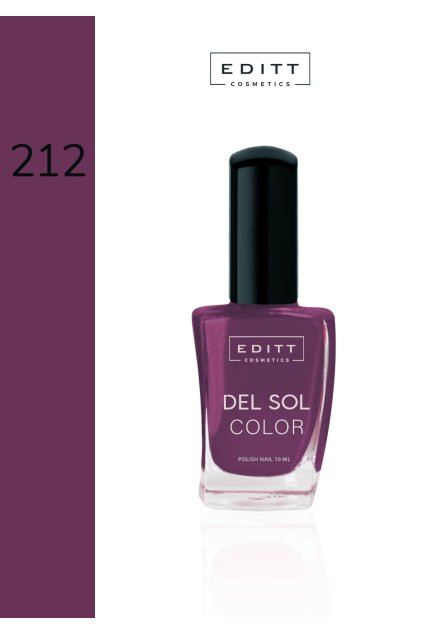 Editt Del Sol lak na nehty 212
