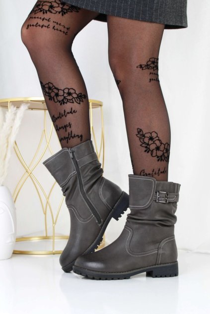 Dámské nízké kozačky GY53D-2D.G