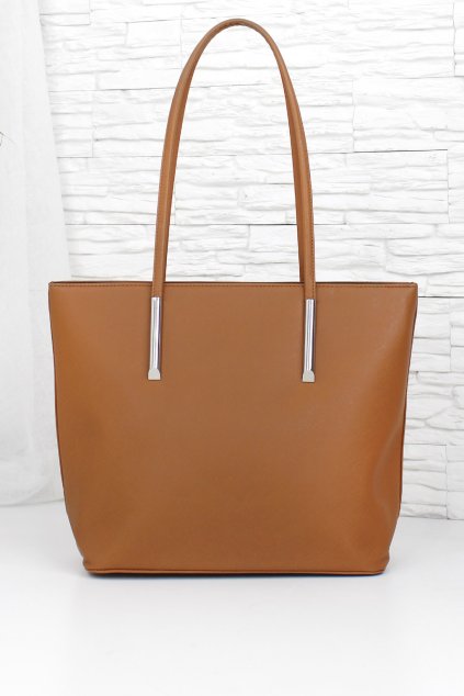 Hnědá kabelka shopper bag H17419BR (1)