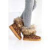 SJ1672 6LEO valenky s leopardim vzorem 6