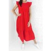 Červené letní šaty LA 20193R (2)