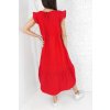 Červené letní šaty LA 20193R (3)