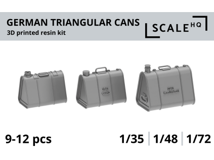 GERMAN TRIANGULAR CANS