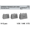 GERMAN TRIANGULAR CANS