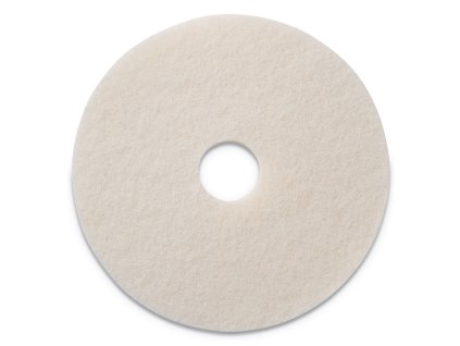 Podlahářský pad bílý Ø 406x20 mm