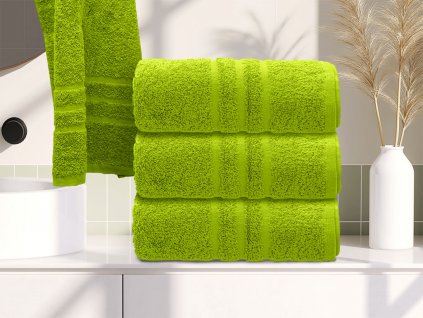 Ručník Comfort 50 x 100 cm světle zelený, 100% bavlna do moderní koupelny