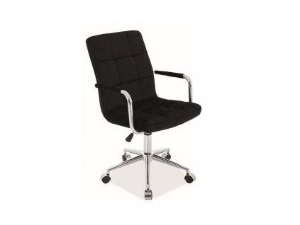 Kancelářská židle Q 022 velvet černá