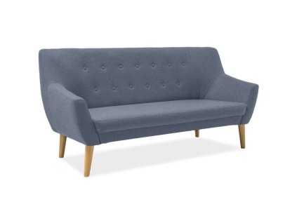 Stylová 3místná pohovka AMBER tmavě modrá – skandinávský design a pohodlí