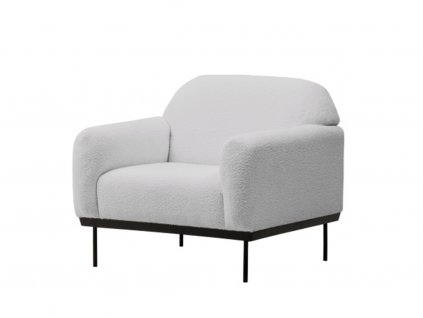 Šedé relaxační křeslo ANDERSON pro moderní interiér