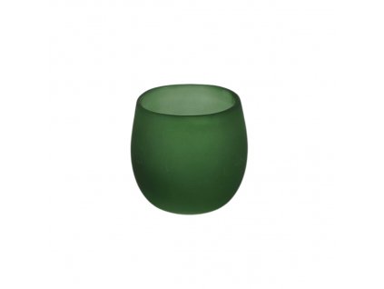 Zelený skleněný svícen GINNY GREEN - elegantní dekorace do interiéru