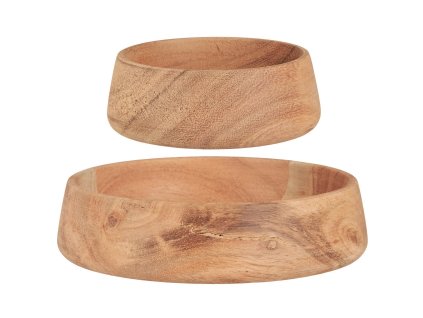 Sada 2 misek z akáciového dřeva ACACIA WOOD pro vaši kuchyni