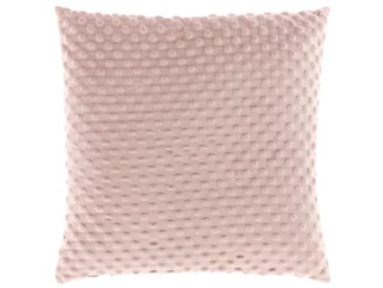 Pohodlný polštářek KAAT 45x45 cm starorůžový – sametový dotek pro váš interiér
