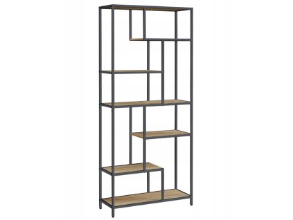 Regál TAYLOR SONOMA 6 polic, 180x80 cm – stylové úložné řešení