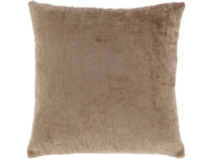 Dekorační polštářek TAFFY 45x45 cm hnědý – stylový doplněk do interiéru