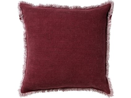 Dekorační povlak na polštář BURTO MERLOT 45x45 cm – luxusní vínová elegance