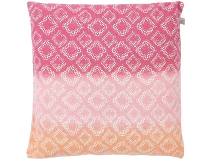 Stylový růžový povlak na polštář LAER 50x50 cm s elegantním vzorem