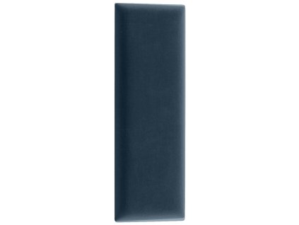 Čalouněný nástěnný panel QUADRATTA 20 x 50 cm, modrý – stylový doplněk interiéru.