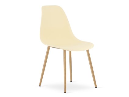 Krémová židle OSAKA k pracovnímu i jídelnímu stolu